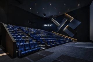 杭州电影院IMAX厅背景墙装修设计图
