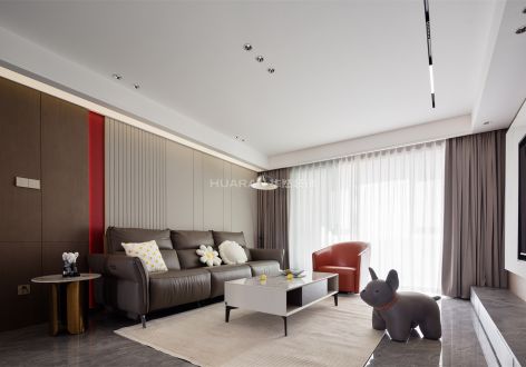 保利西山林语158平米四居室现代风格装修案例