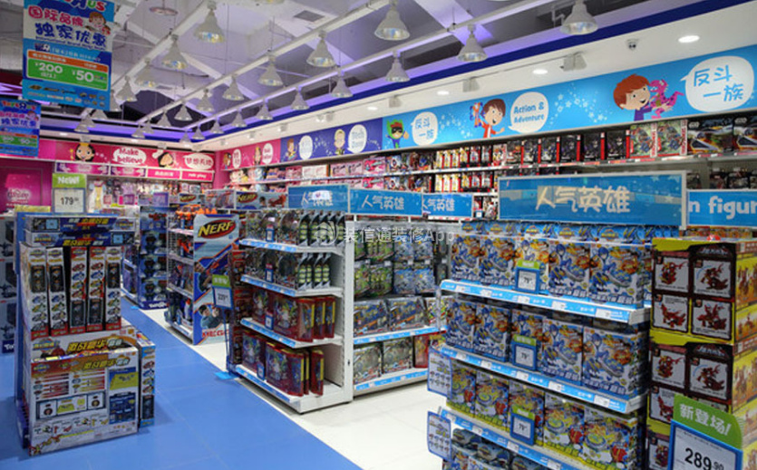 杭州250平米玩具店门头标识设计效果图