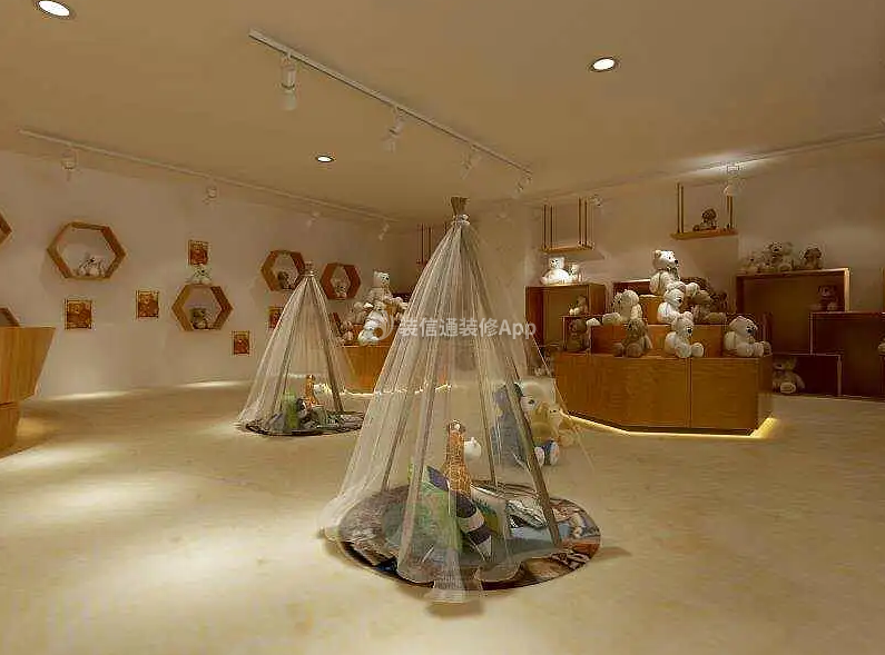 杭州250平米玩具店室内布局装饰设计图