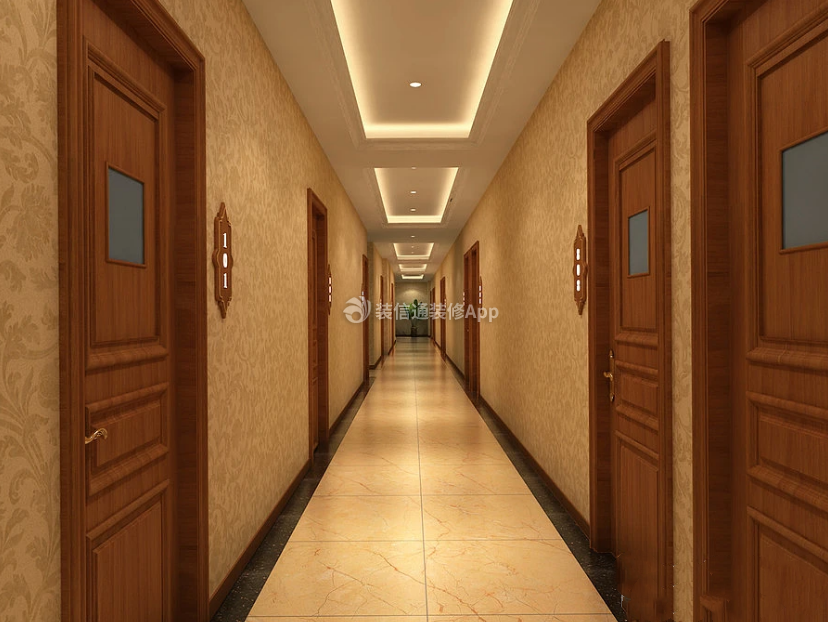 杭州足浴店室内走廊装修效果图片