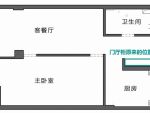 安居西苑58㎡北欧极简小户型装修案例