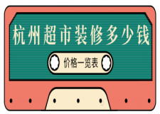杭州超市裝修多少錢(價格一覽表)
