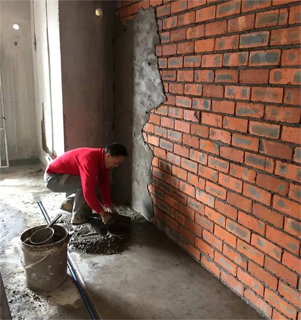 毛坯房新砌墻