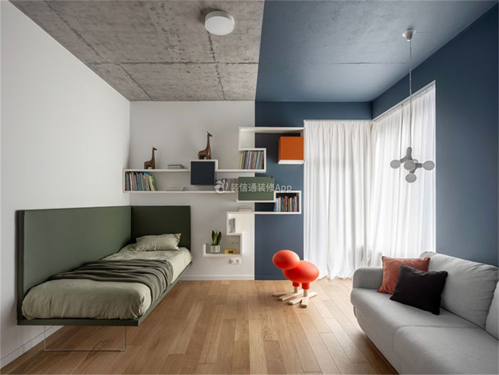 140平米现代住宅室内装修设计效果图
