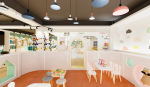 杭州180平米母婴店游戏区设计装修案例效果图