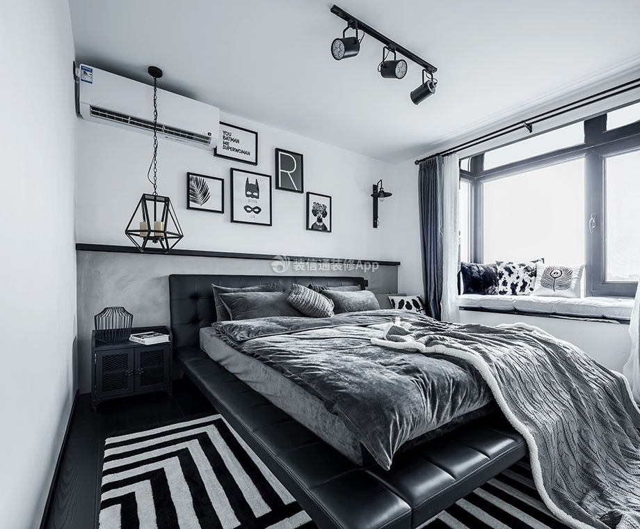 现代简约北欧卧室装修设计效果图