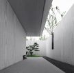 杭州艺术馆室外走廊装修设计效果图
