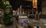 杭州餐厅640平新中式风格装修设计案例