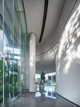 杭州艺术馆走廊装修设计效果图