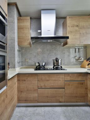 120平米现代中式厨房装修设计效果图