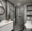 简约欧式卫生间淋浴室玻璃极端装修设计图