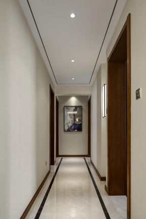 简约现代走廊装修效果图 走廊装饰画