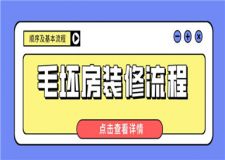 毛坯房裝修流程,毛坯房裝修順序及基本流程