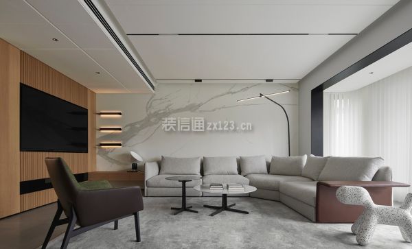 湛江云木装饰124平现代三居室装修案例