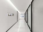 天津市办公室室内走廊设计装修效果图