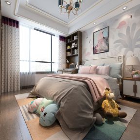 新中式儿童房装修效果图 新中式儿童房装修