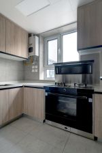 80平米现代住宅厨房集成灶装修效果图