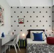 现代儿童卧室墙面装饰设计效果图