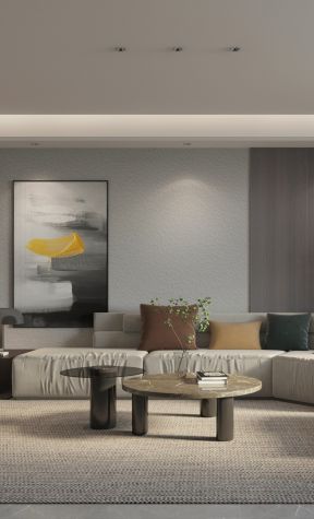 现代法式风格设计 法式客厅装修图