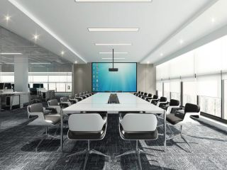 武汉办公室会议室桌椅设计装修效果图