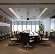 长沙大型企业办公室会议室装修效果图