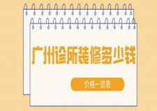 廣州診所裝修多少錢(價格一覽表)