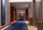 合肥商务酒店走廊地毯装修效果图