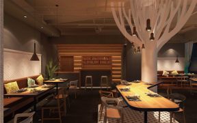 广州温馨咖啡馆室内装修设计效果图