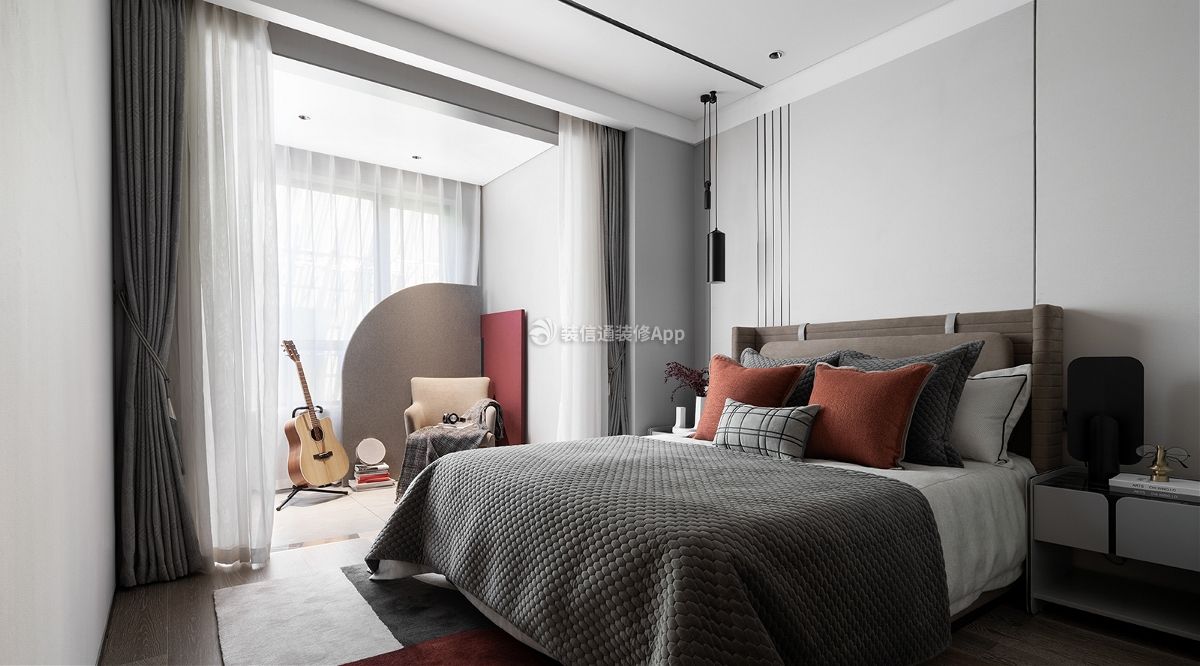 120平米卧室现代时尚风格装修图