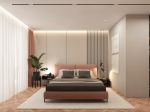 110平米现代住宅卧室轻奢装修效果图