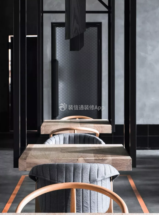 广州餐厅大厅桌椅装修效果图