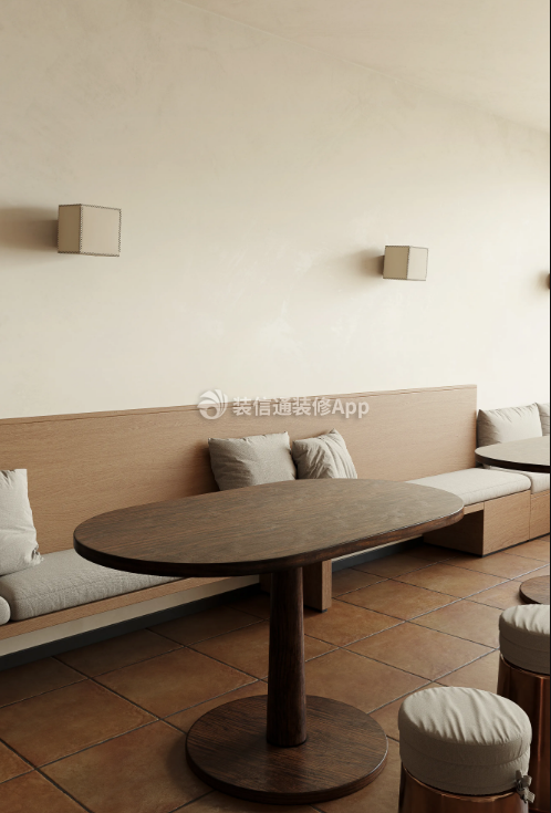广州小型餐厅室内桌椅设计效果图