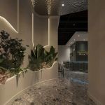 广州特色鱼餐厅走廊装修设计效果图