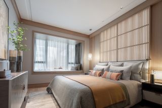 卧室简约日式风格装修效果图