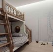 现代儿童房高低床装修效果图