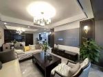 中海国际社区新中式风格103平米三室两厅装修案例