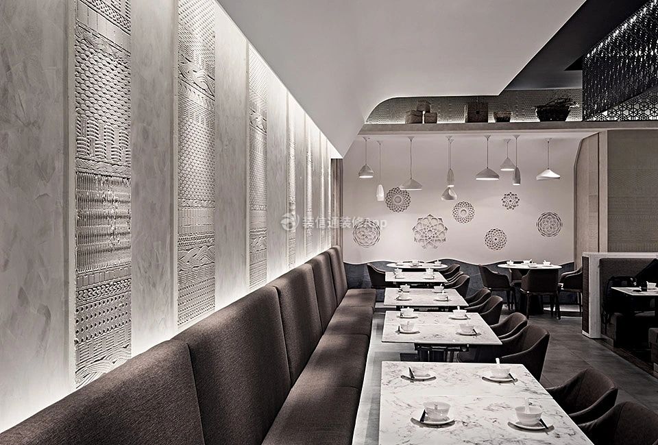 北京西餐厅室内设计墙面效果图