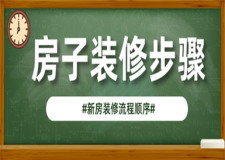 房子裝修步驟,房子裝修順序