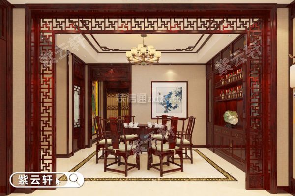 中式别墅装潢餐厅