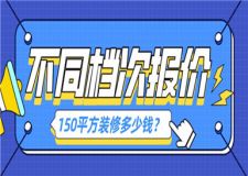 150個平方裝修需要多少錢呢(不同檔次報價)
