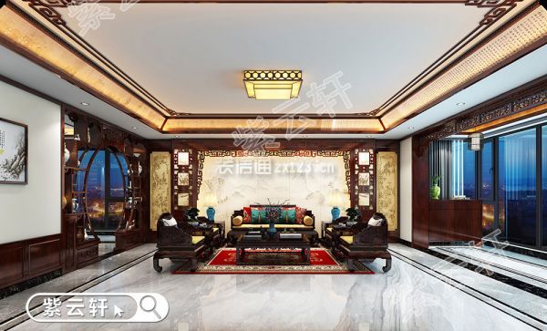 中式家居设计客厅