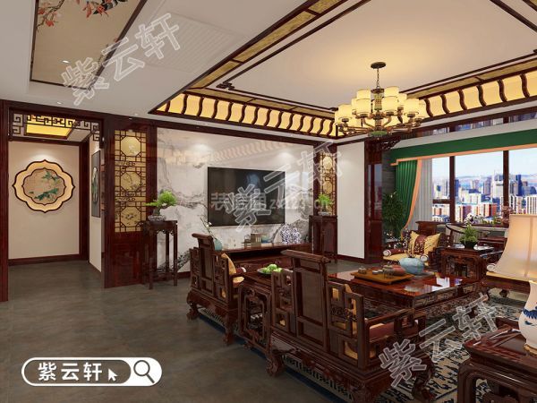 中式家庭装修设计客厅