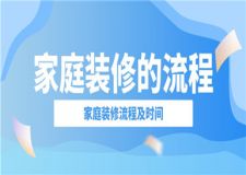家庭裝修的流程,家庭裝修流程及時(shí)間