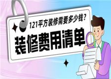 121平方裝修需要多少錢,121平方裝修費(fèi)用清單