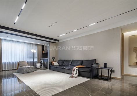金鹏中国印148平四居室现代风格装修案例
