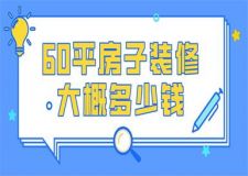 60平房子裝修大概多少錢(全包價格)