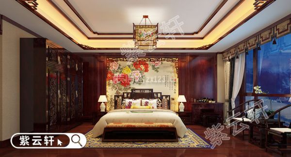 中式别墅设计 卧室