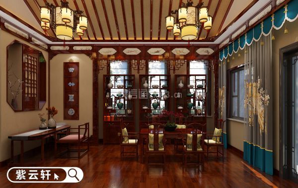 中式别墅书房装修风格