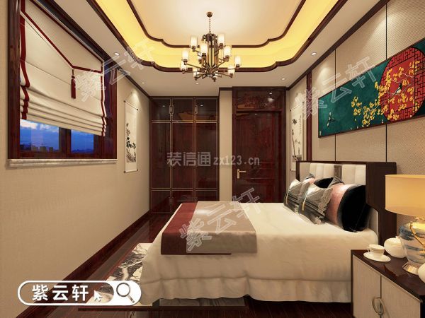 中式豪宅装修卧室